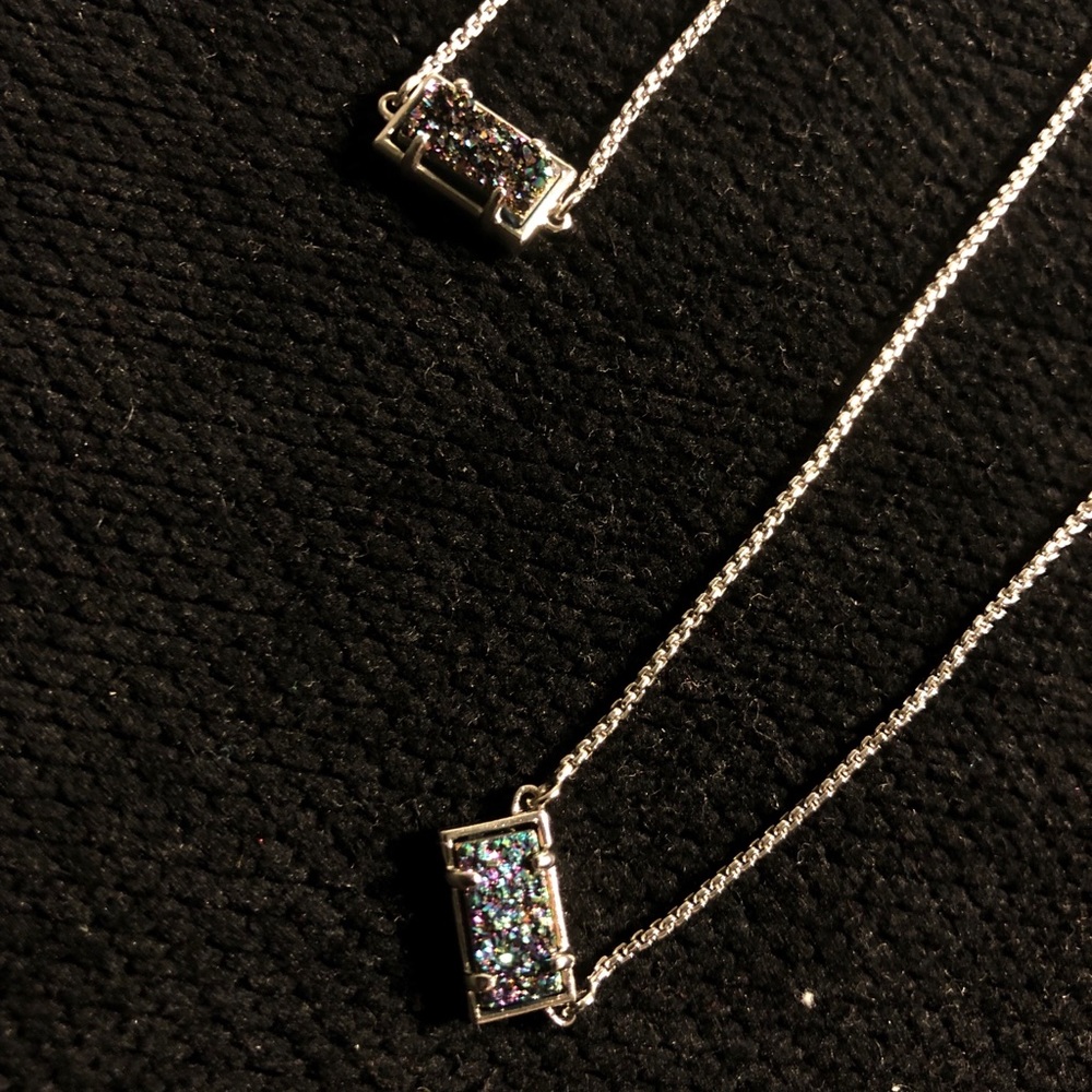 Kendra Scott Drusy Necklace and Bracelet Set